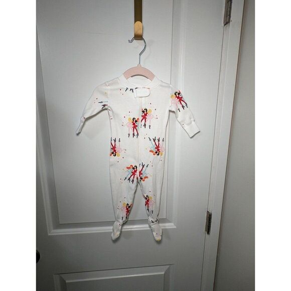 Hanna Andersson Little Sleepers With Feet Pajamas nine dancers size 50 0-3mo - Picture 2 of 5